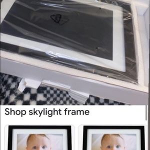 Skylight digital photo frame.
